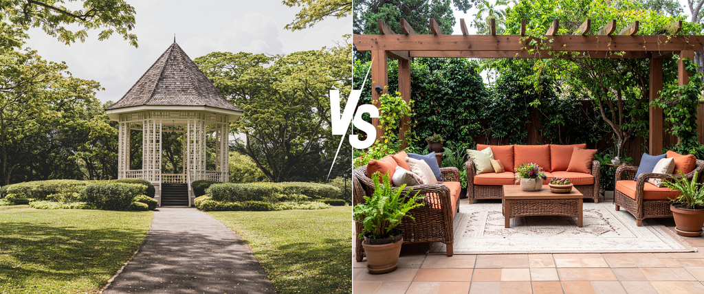Quelle est la différence entre une pergola et une gloriette