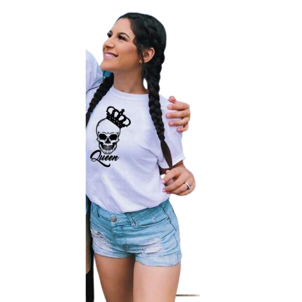 T-shirt Couple King and Qeen personnalisé