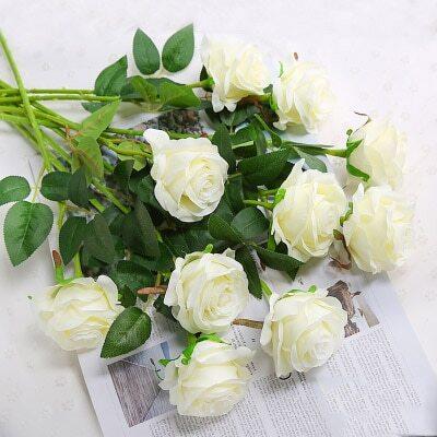 Bouquet de Rose Blanc Éternelle | Royaume Éternel