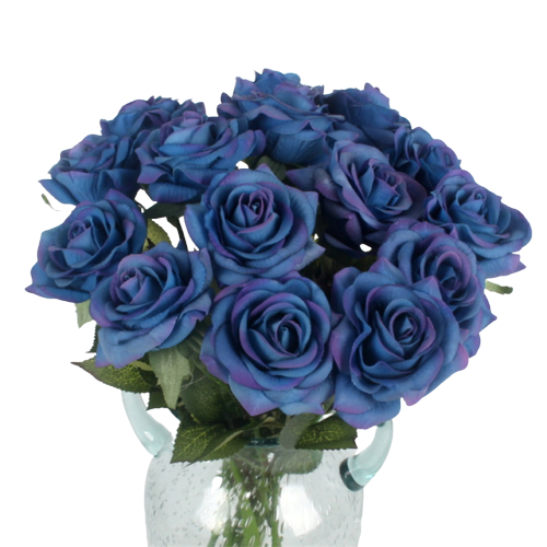 Bouquet de Rose Éternelle Bleu | Royaume Éternel