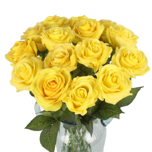 Bouquet de Rose Éternelle Jaune | Royaume Éternel