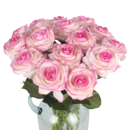 bouquet de rose eternelle rose clair