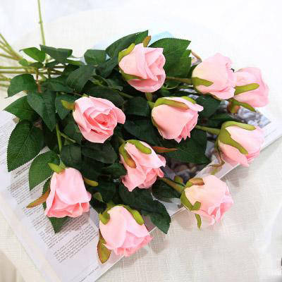 Bouquet de Rose Pêche Éternelle | Royaume Éternel