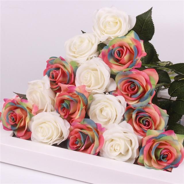 Bouquet Rose Éternelle Mix Beige | Royaume Éternel