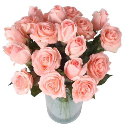 Bouquet Rose Éternelle Mix Pêche | Royaume Éternel