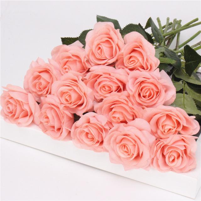 Bouquet Rose Éternelle Rose Champagne | Royaume Éternel