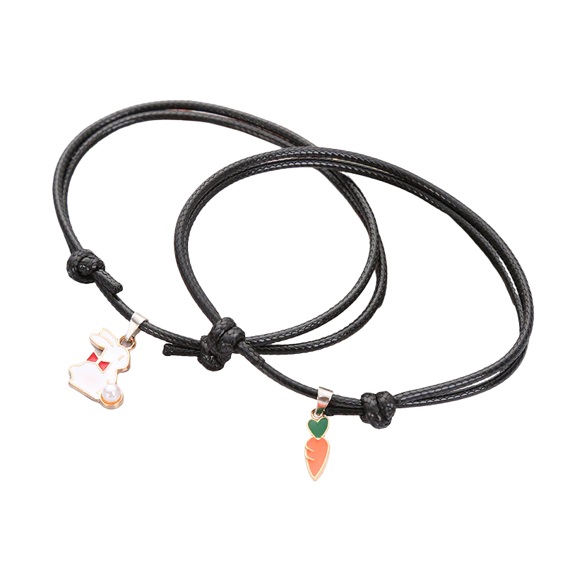 Bracelet Couple Lapin Carotte