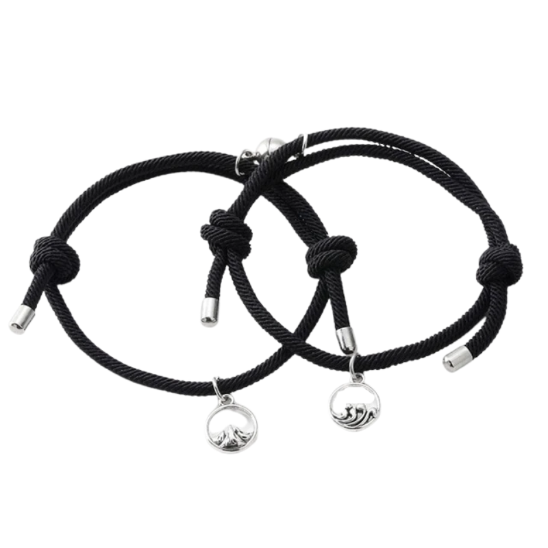 Bracelet Couple Magnétique Noir