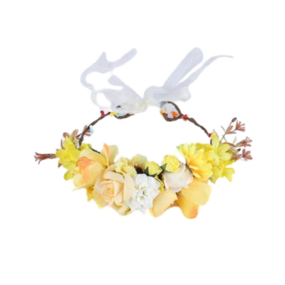 couronne de tete fleur