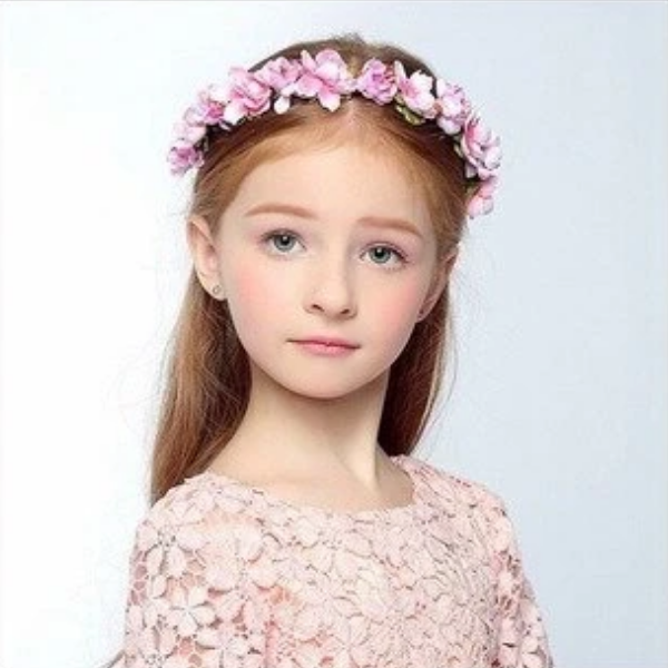 couronne fleurs enfant