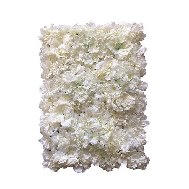 Mur de Fleurs Blanc