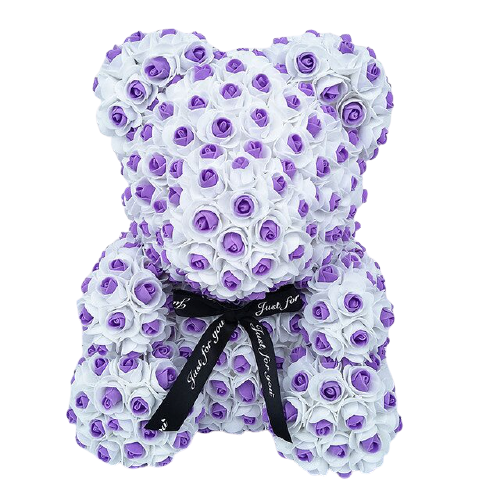 nounours-en-rose-violet-35-cm