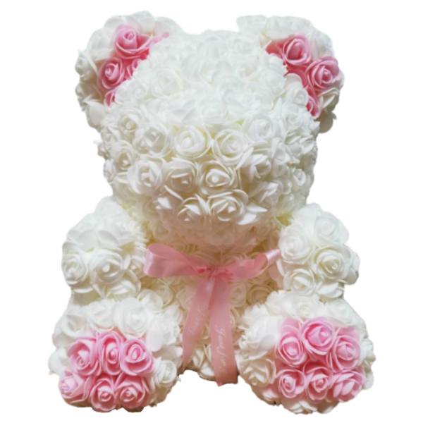 ours en peluche en rose