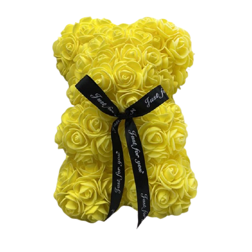 ours-en-rose-eternelle-jaune-25-cm