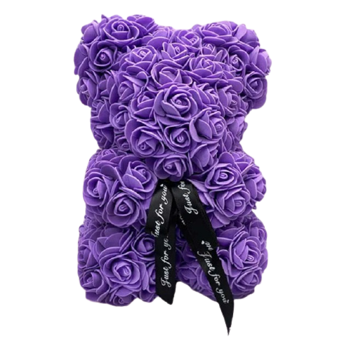 ours-en-rose-eternelle-violet-25-cm