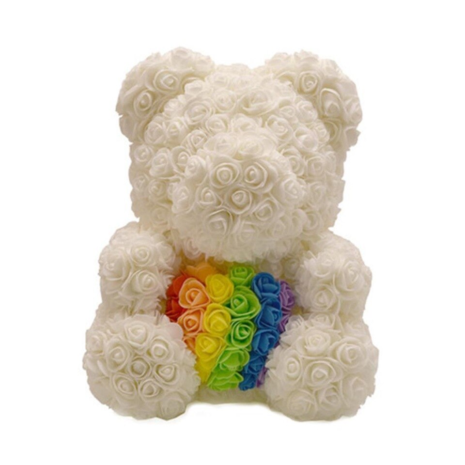 Ours en Rose multicolore