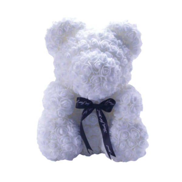 Ourson en Rose Blanc | Royaume Éternel