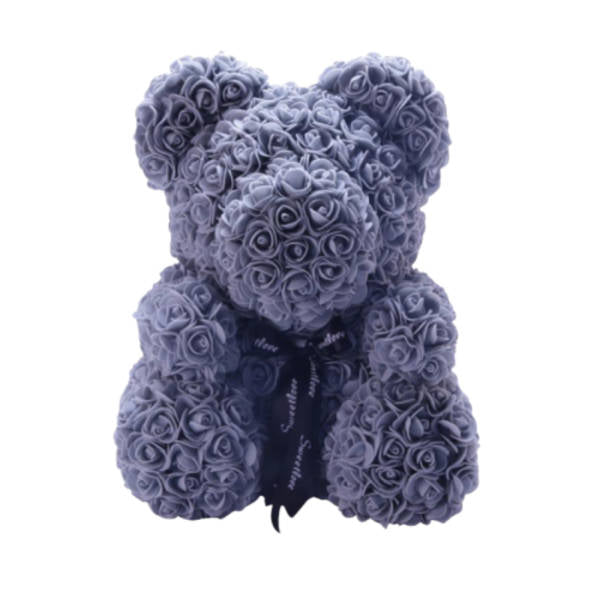 Ourson en Rose Gris | Royaume Éternel