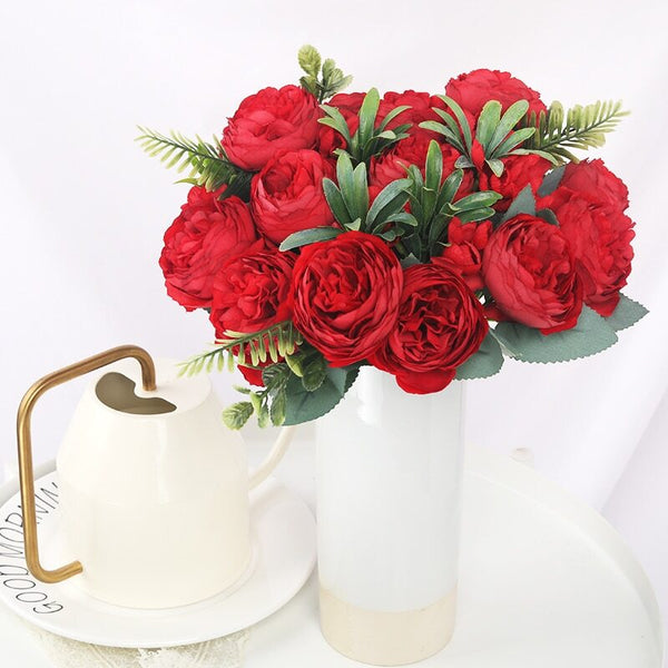 Pivoine Rouge Artificielle