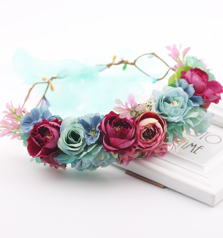 Couronne de Fleurs Mariage Témoins