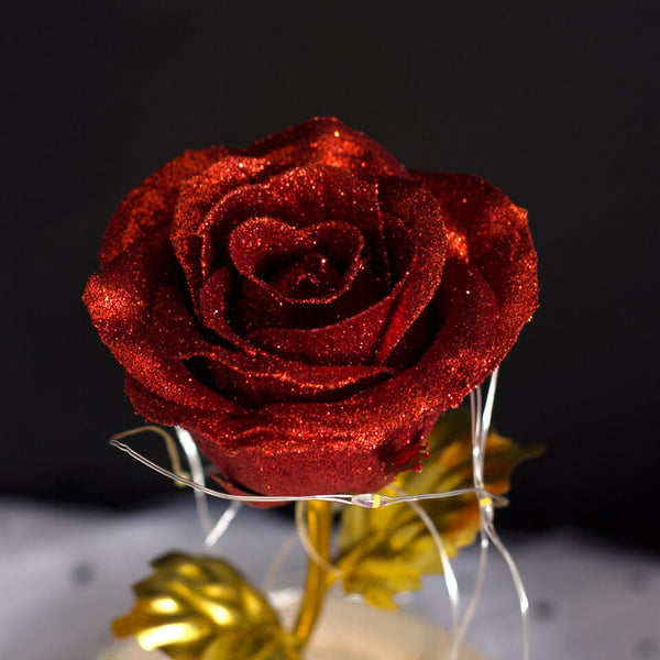 petale rose eternelle rouge