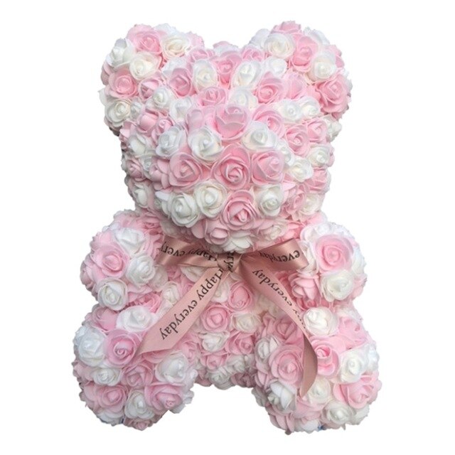 nounours en fleur