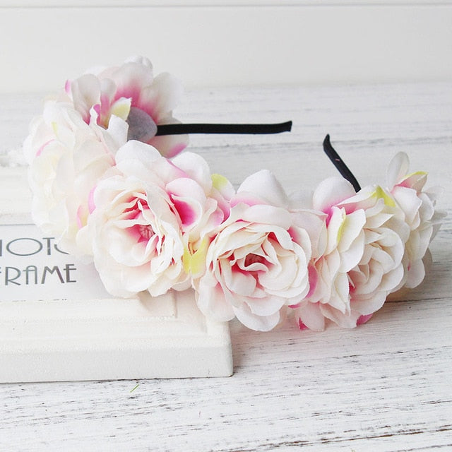 Couronne de Fleurs Serre-tête Headband