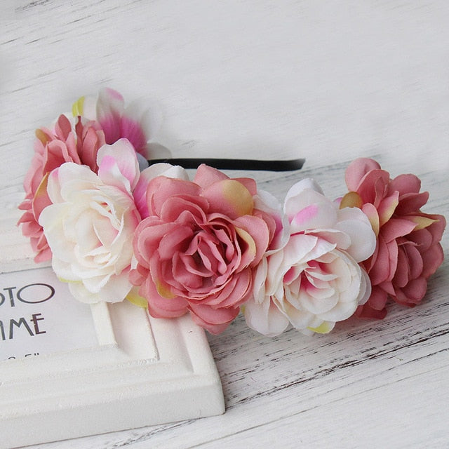 Serre-tête Grosse Fleurs