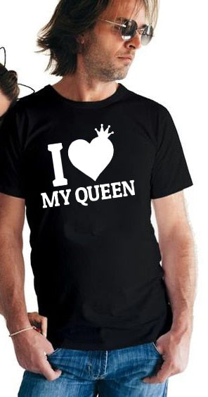 T-shirt Couple My King and My Queen