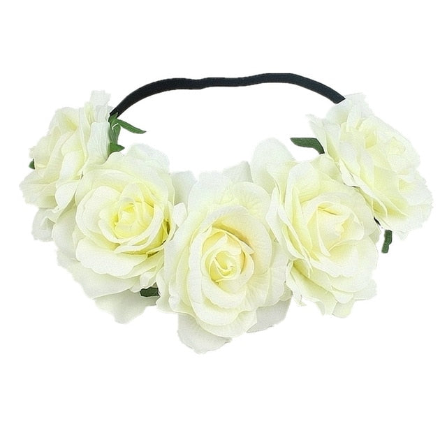 Couronne de Fleurs Belle Blanche