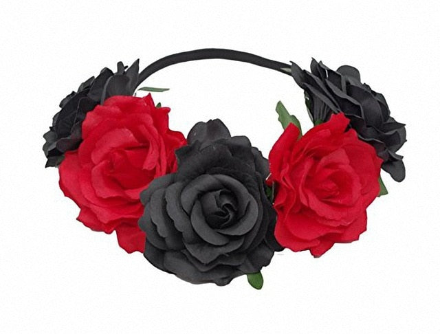Couronne de Fleurs pour Halloween