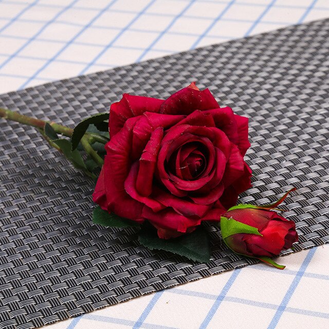 bouquet lisianthus rouge