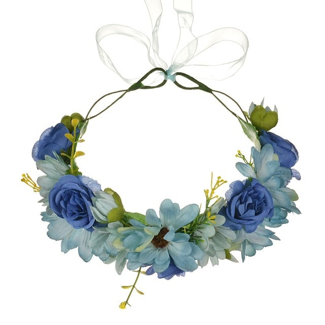 Couronne de Fleurs sur la Tête