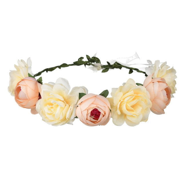 Couronne de Fleurs Séchées Mariage