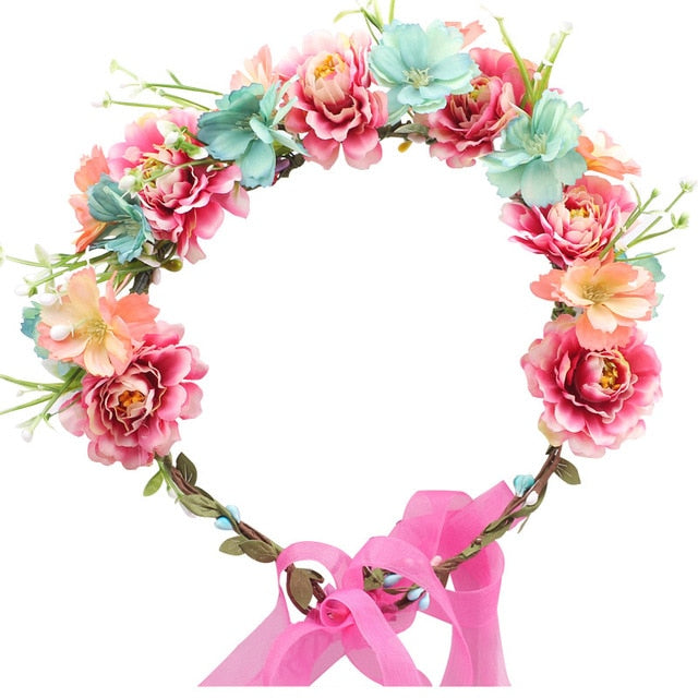 Couronne de Fleurs Tropical