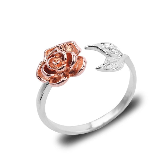 bijoux rose fleur