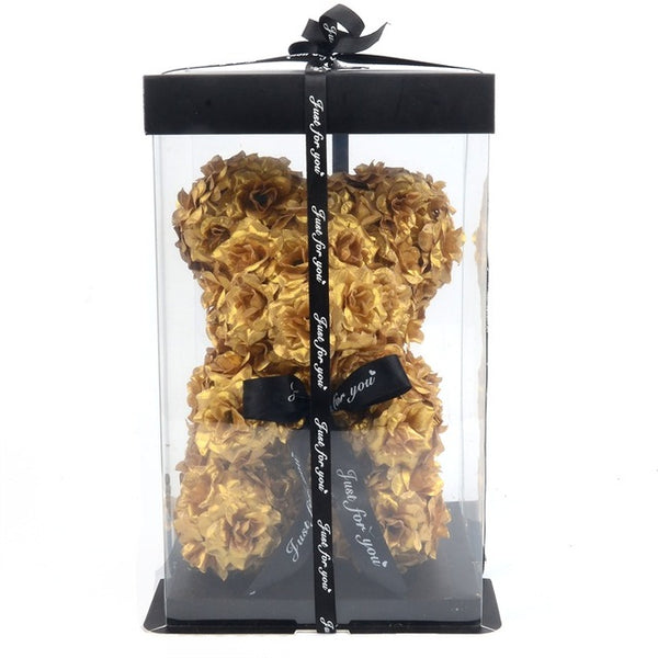 ours en rose avec boite