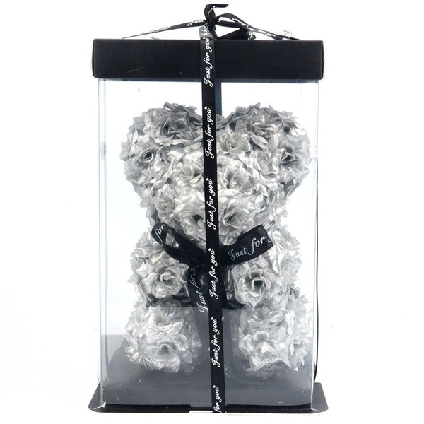 ours en rose dans boite