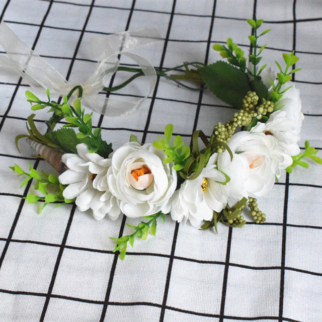 Couronne de Fleurs Tête