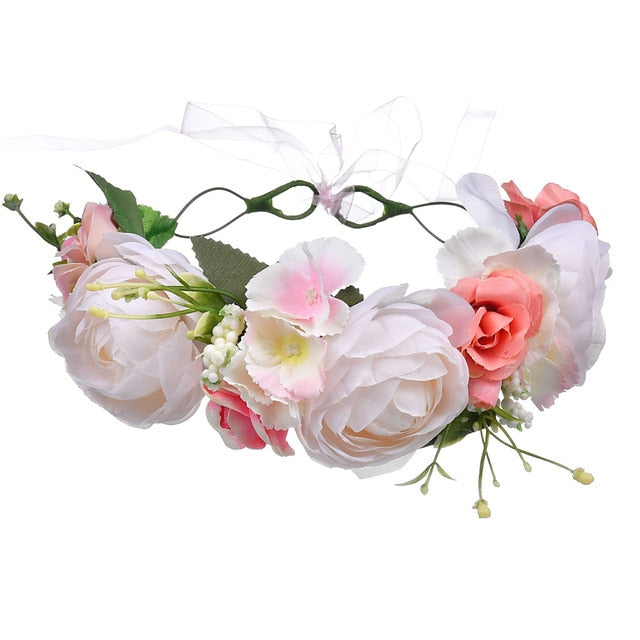 Couronne de Fleurs Stabilisées