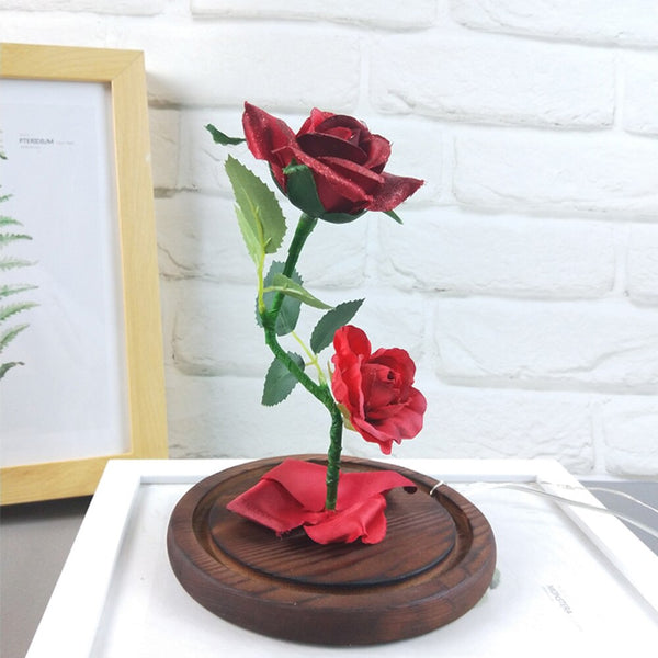 Rose Éternelle sous cloche Grand format