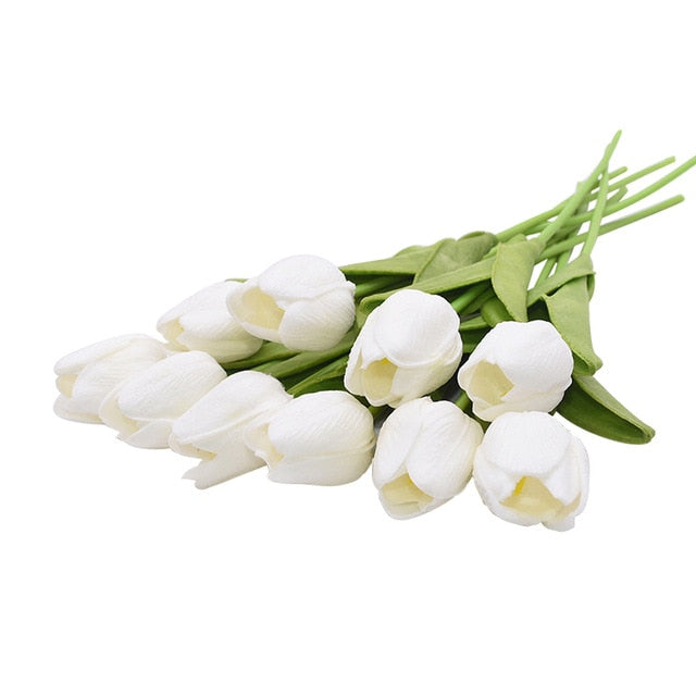 Tulipes Blanches Artificielles
