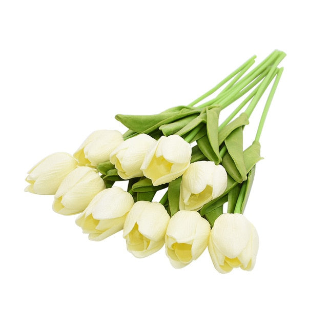 Tulipes Artificielles Blanches