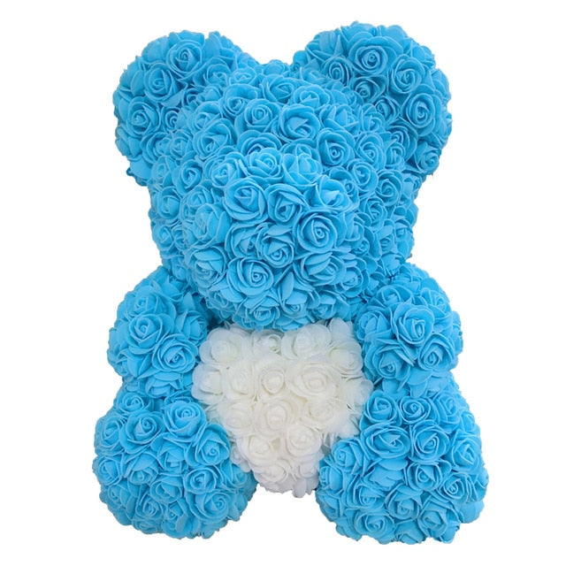 Ours en Rose Nounours Fleur
