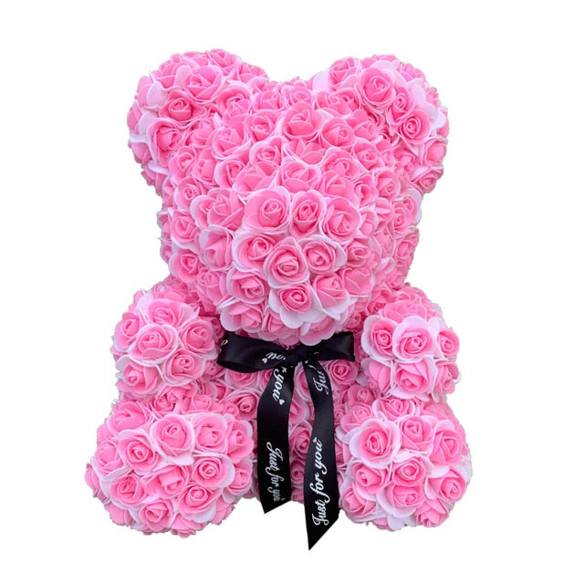 ours en petale de rose