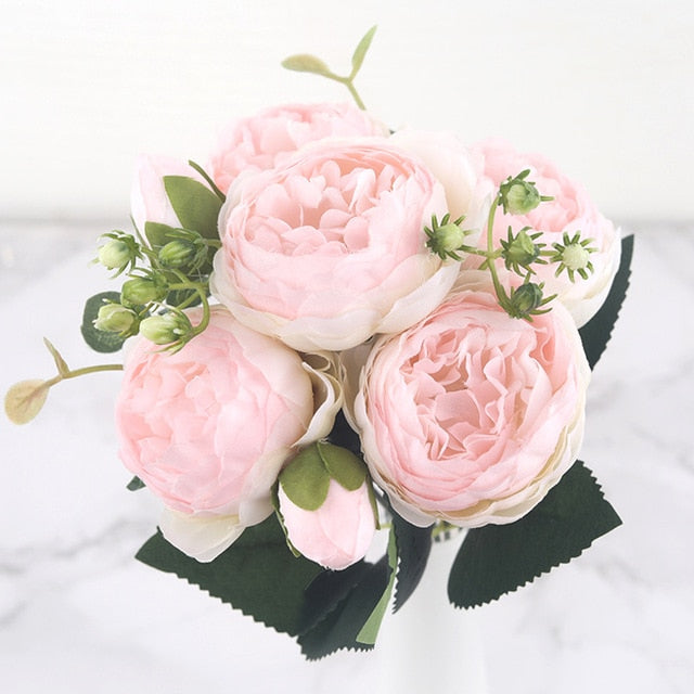 Fleurs Artificielles Rose Pale