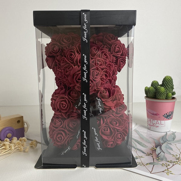 ours en rose eternelle bordeaux