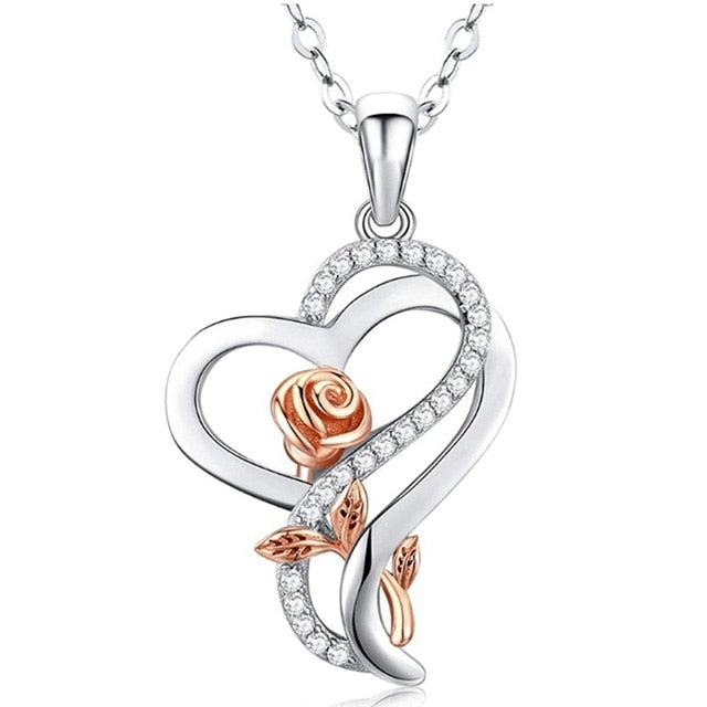 Collier avec une Rose