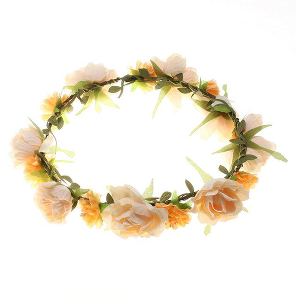 Couronne de Fleurs Déguisement