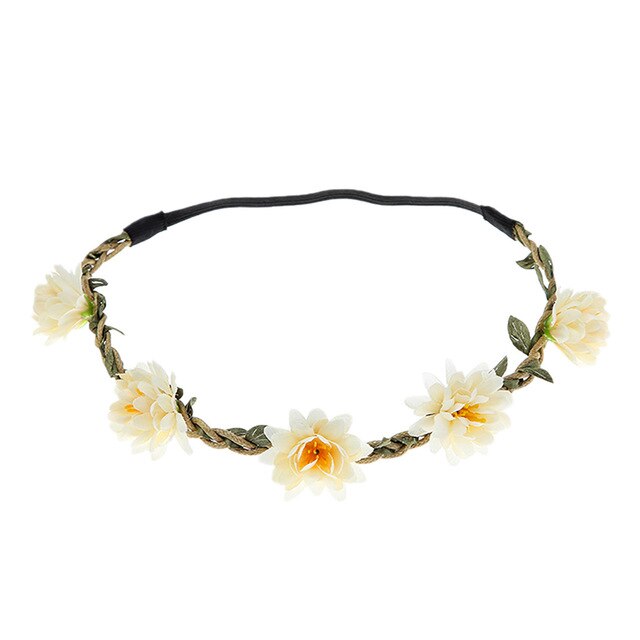 Couronne de Fleurs Blanche